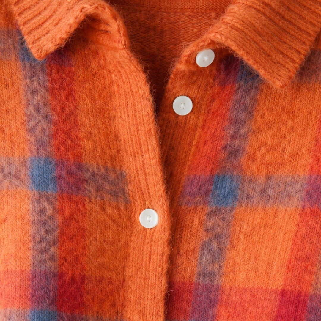 Premium Karo-Pullover Frieda