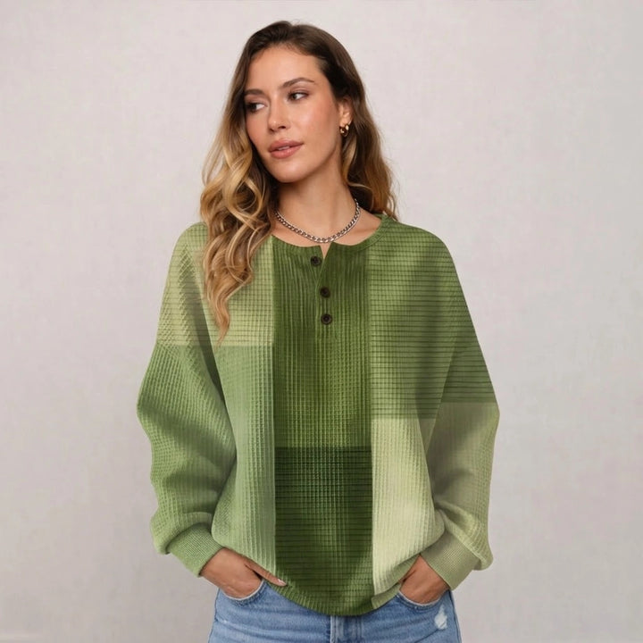 Premium Waffelstrick-Pullover Mila