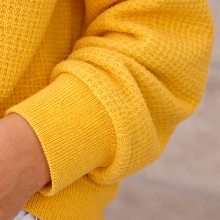 Premium Waffelstrick-Pullover Mila