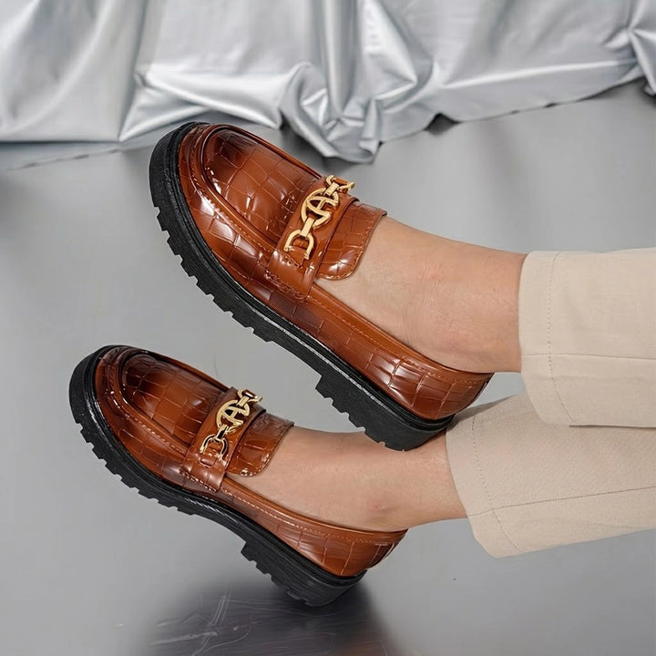 Stilvoller Ketten-Loafer Margot