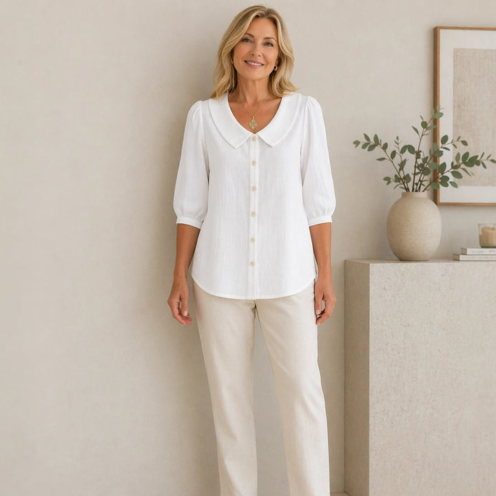 Margot Puffärmel-Bluse