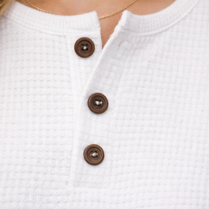 Premium Waffelstrick-Pullover Mila