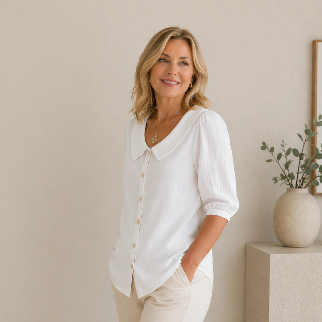 Margot Puffärmel-Bluse