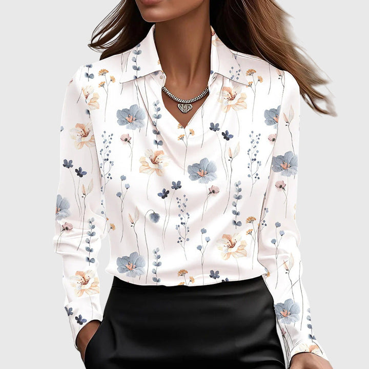 Nora™ – Elegante Satinbluse
