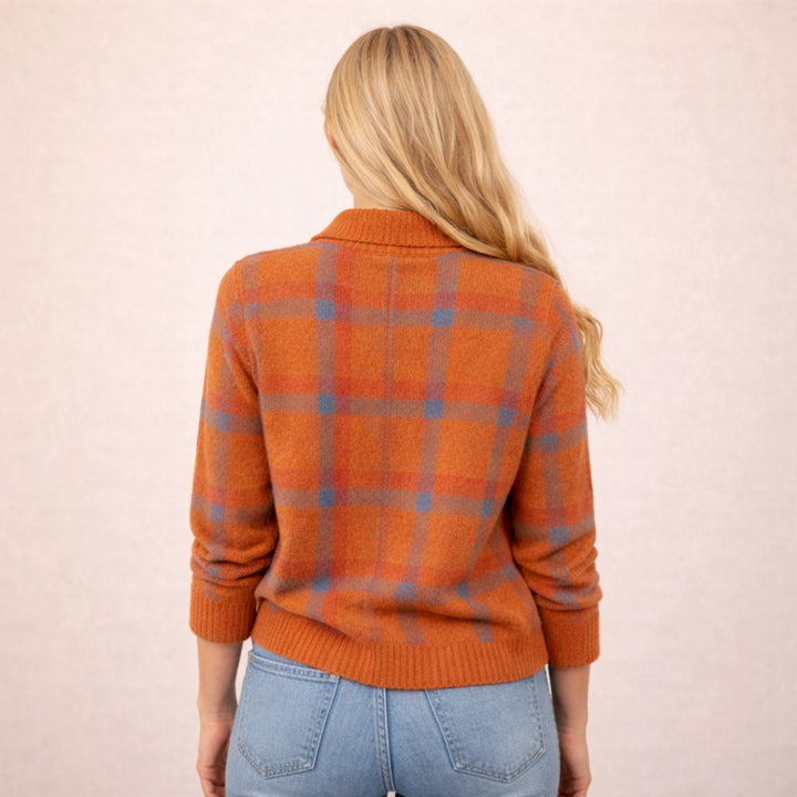 Premium Karo-Pullover Frieda