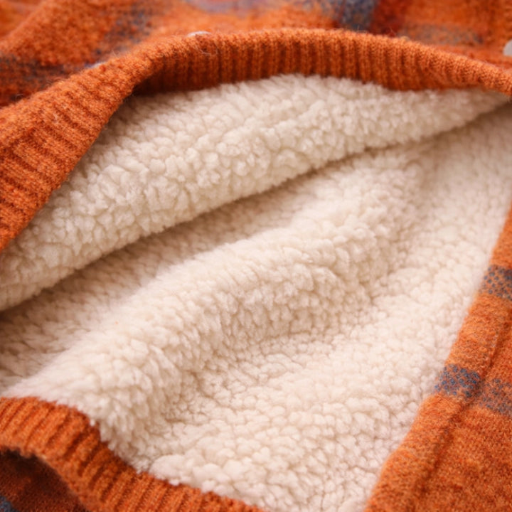 Karierter Damenpullover Frieda