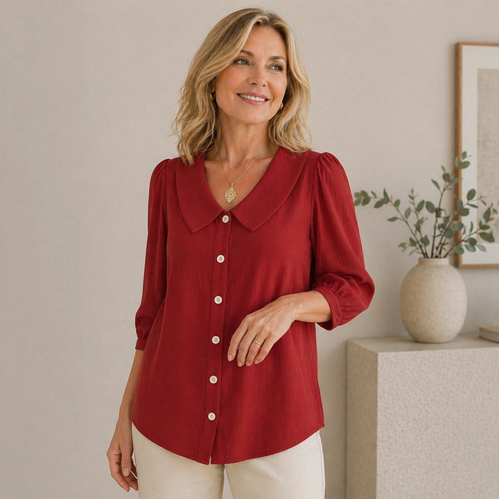 Margot Puffärmel-Bluse