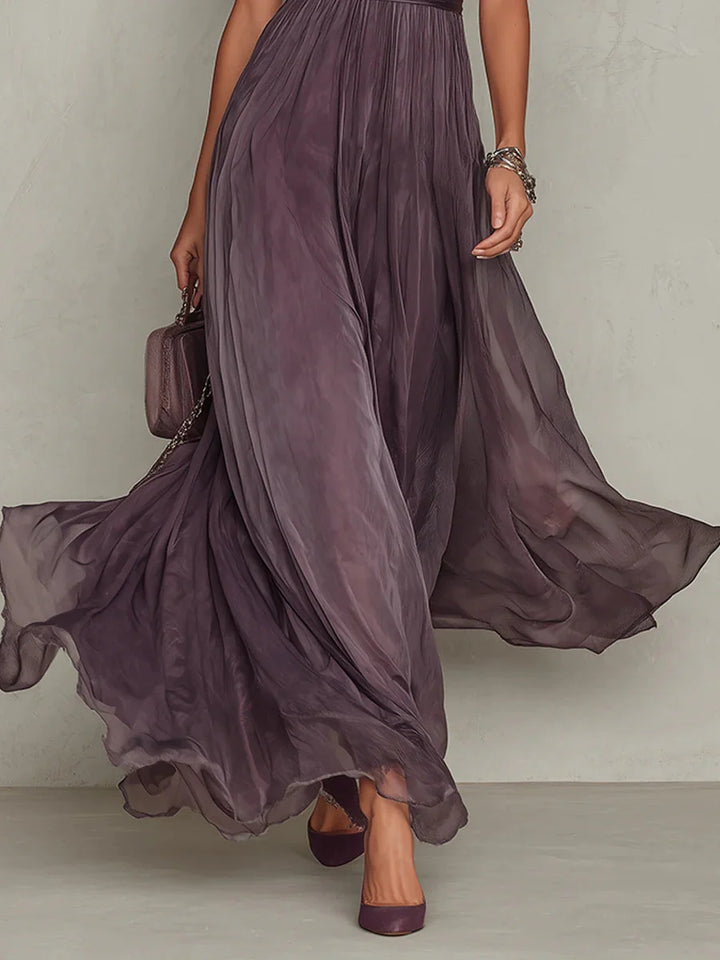 Elegantes Maxikleid mit sommerlichem Blumenmuster