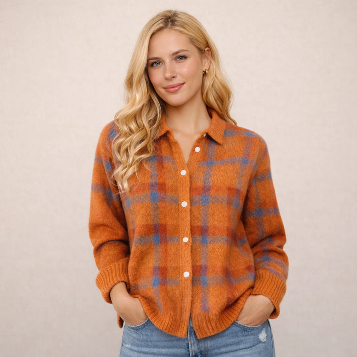Premium Karo-Pullover Frieda
