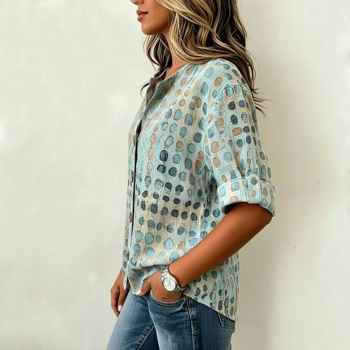Vintage Lässige Bluse