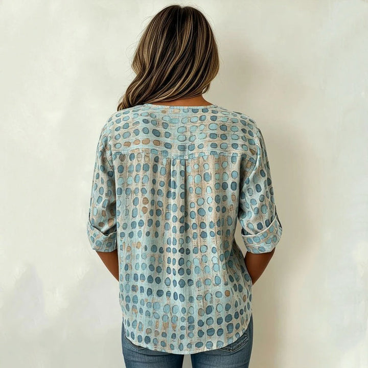 Vintage Lässige Bluse