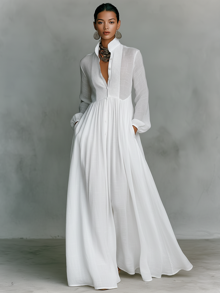 Elegantes Flow-Kleid mit fließender Silhouette