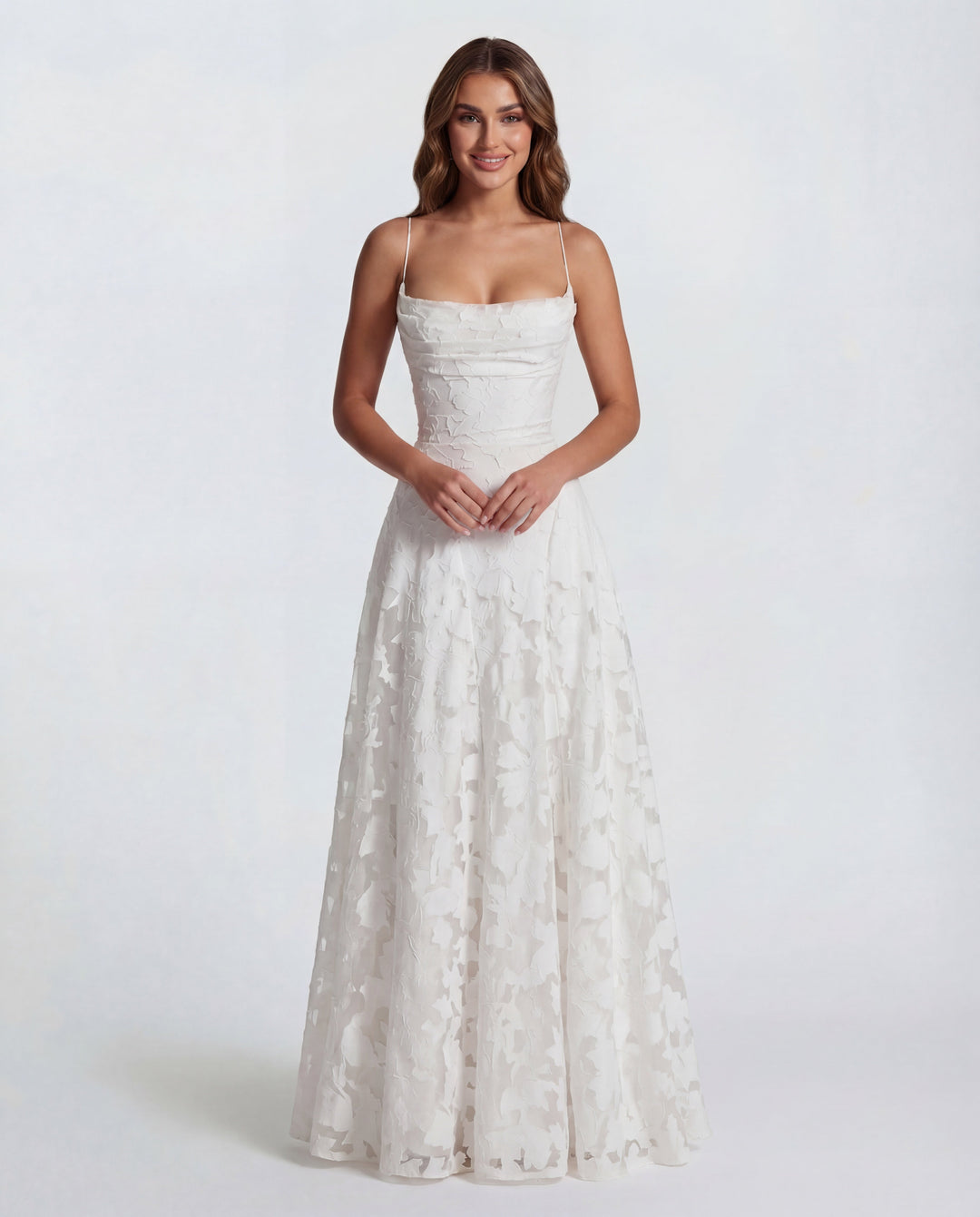 Stilvolles Maxikleid mit Blumenmuster