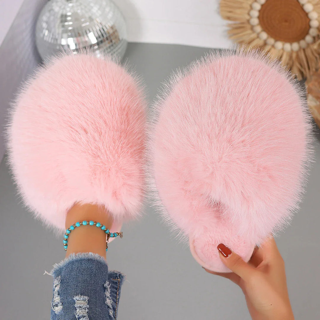 Fluffy Royale Hausschuhe