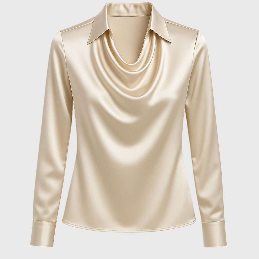 Nora™ – Elegante Satinbluse