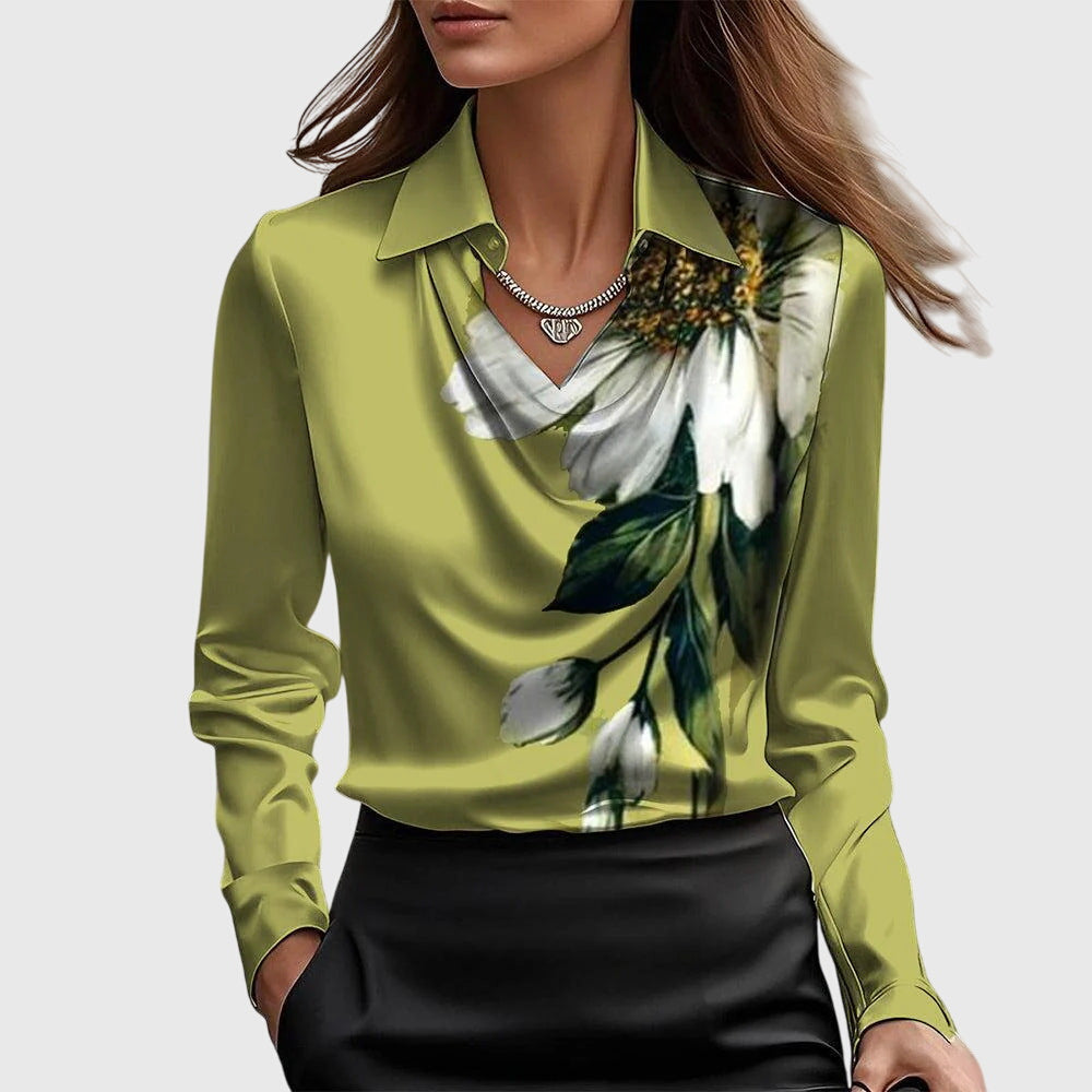 Nora™ – Elegante Satinbluse